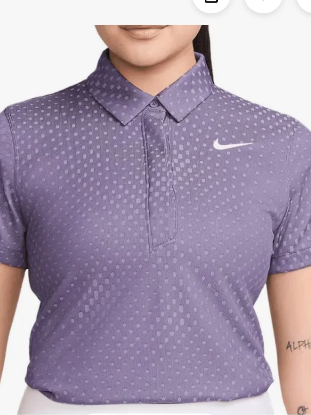 Nike Women's Tour Dri-FIT ADV Jacquard Golf Polo